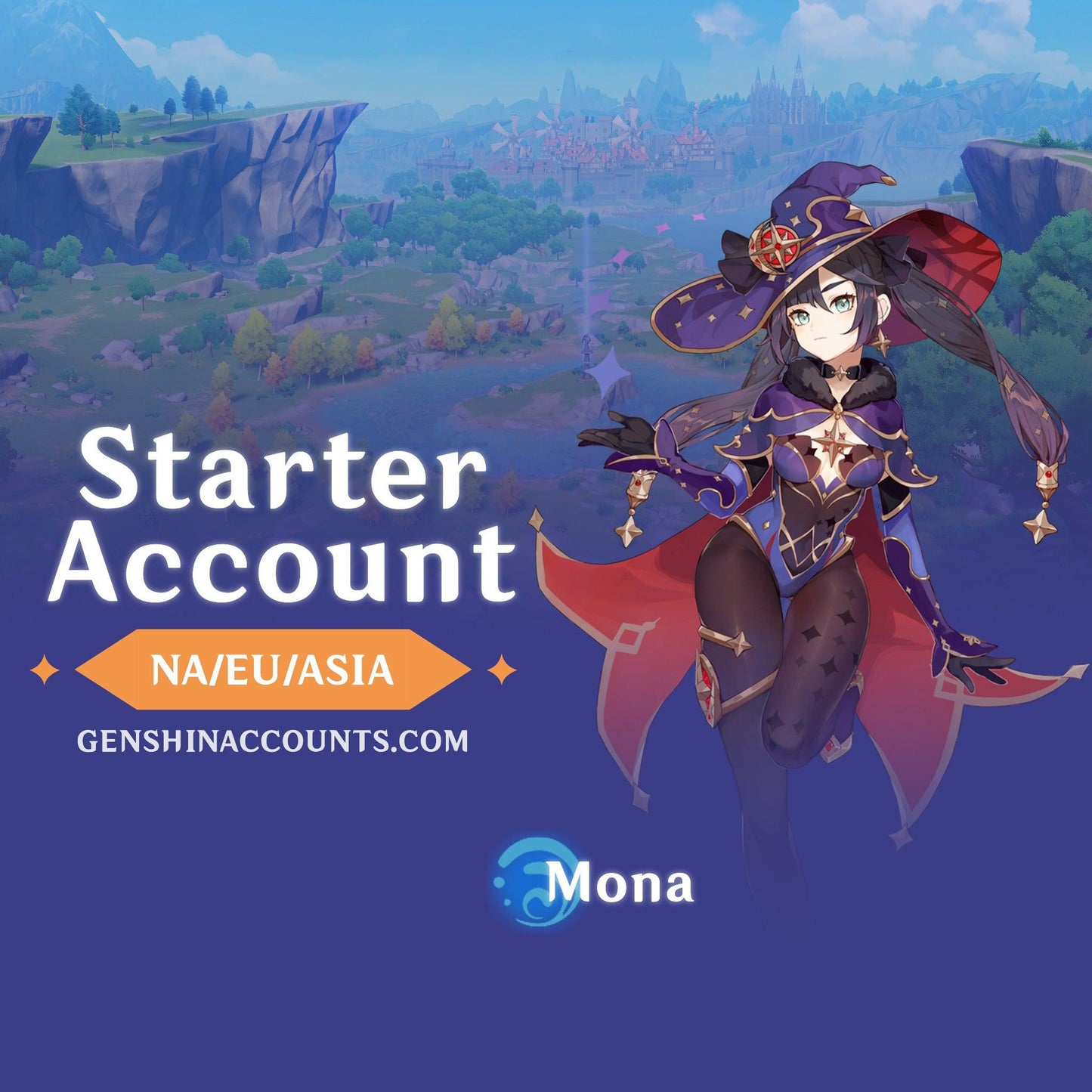 Mona - AR10 Genshin Impact Starter Account
