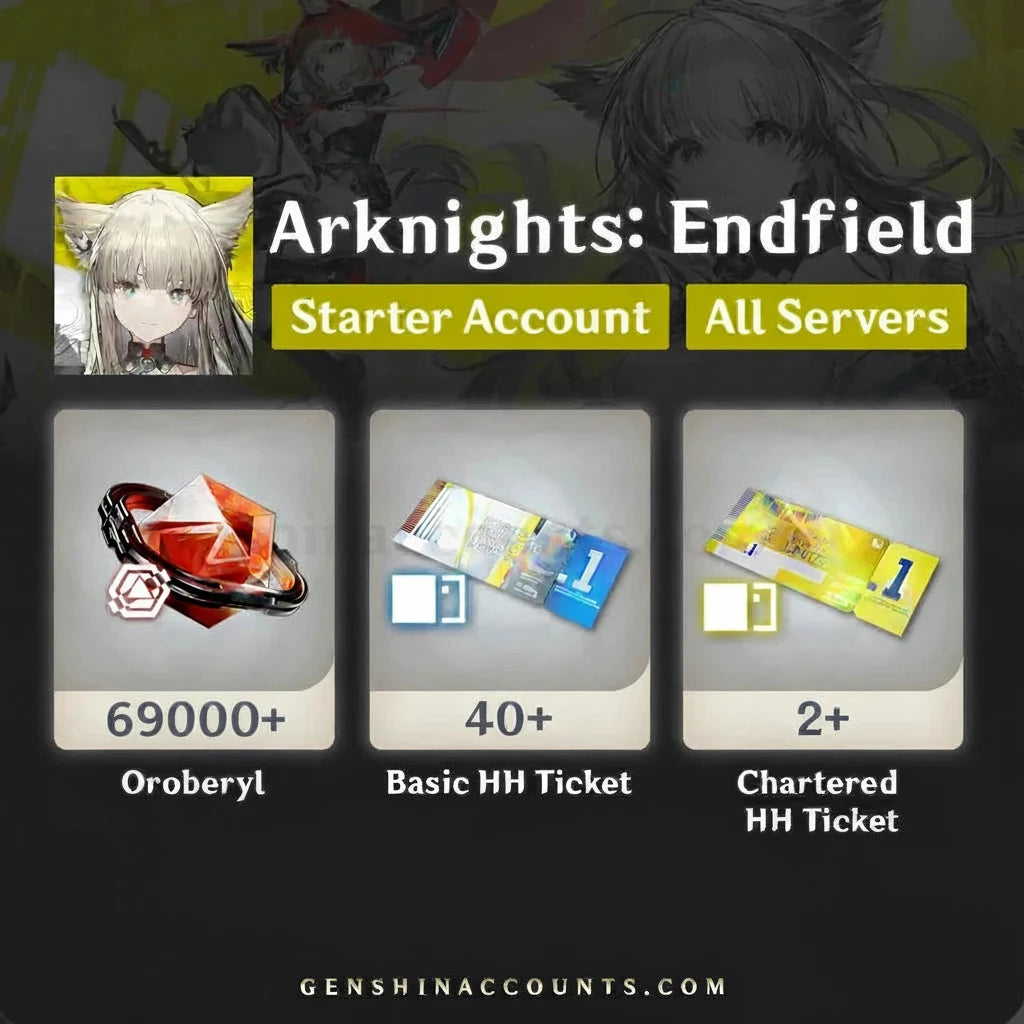Arkngihts: Endfield Reroll Account
