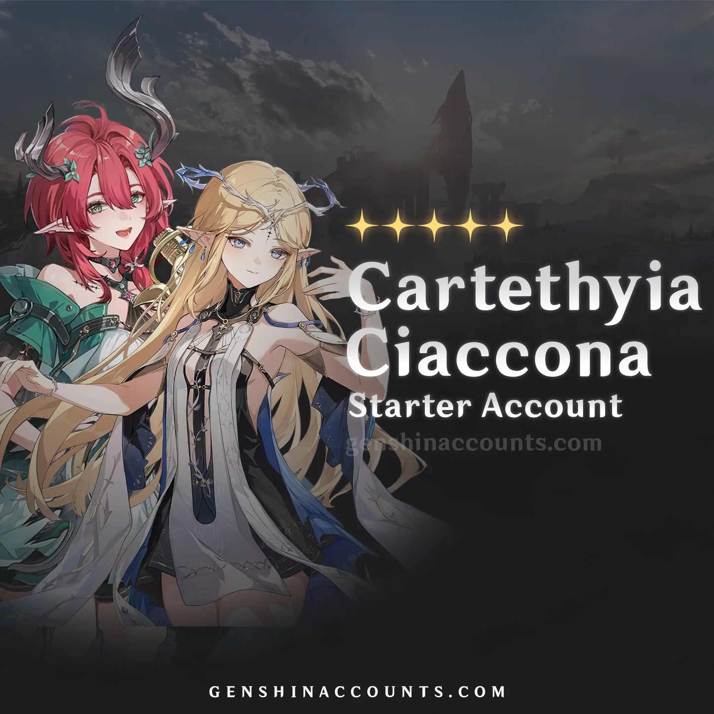 Cartethyia + Ciaccona Wuthering Waves Account