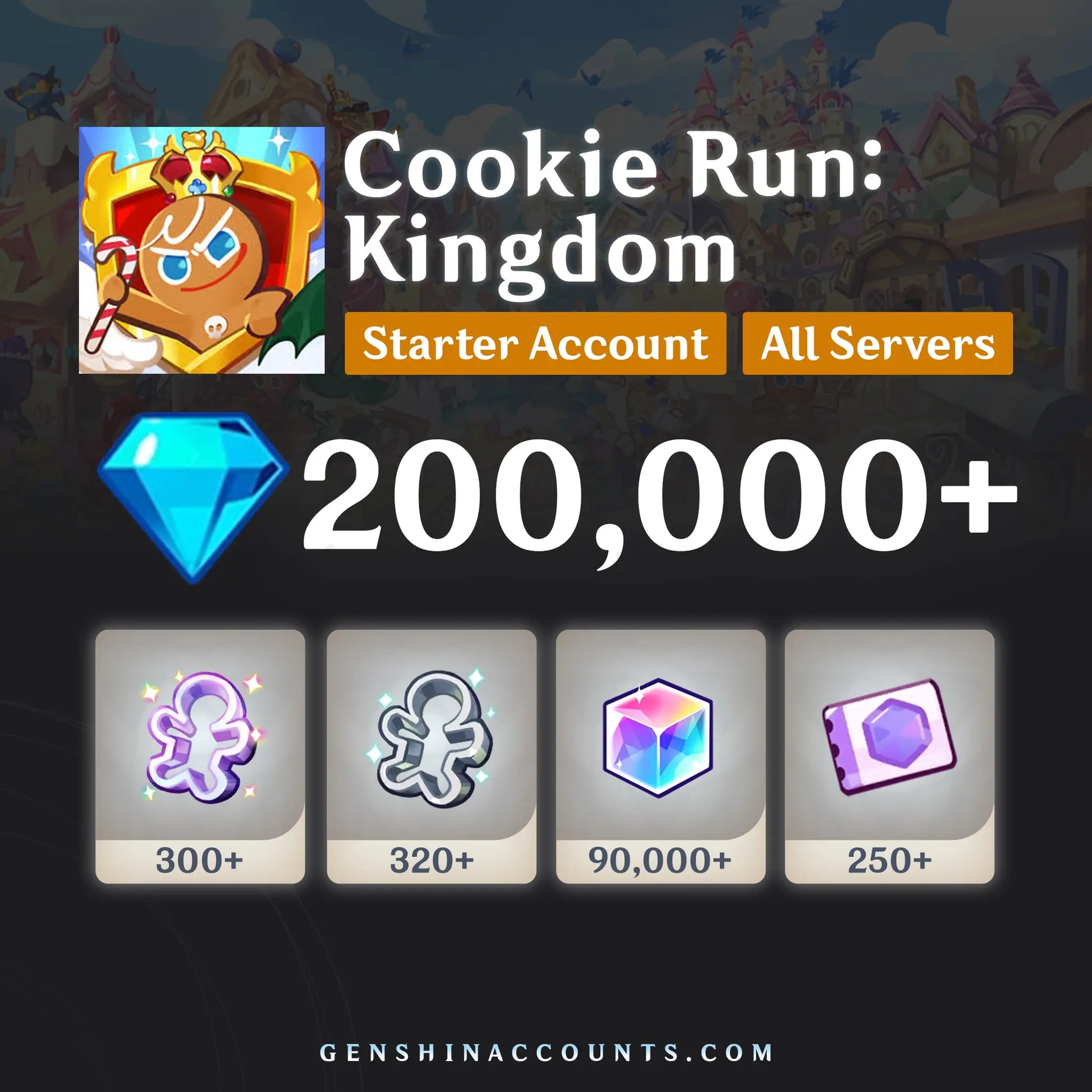 Cookie Run: Kingdom Crystal Reroll Account