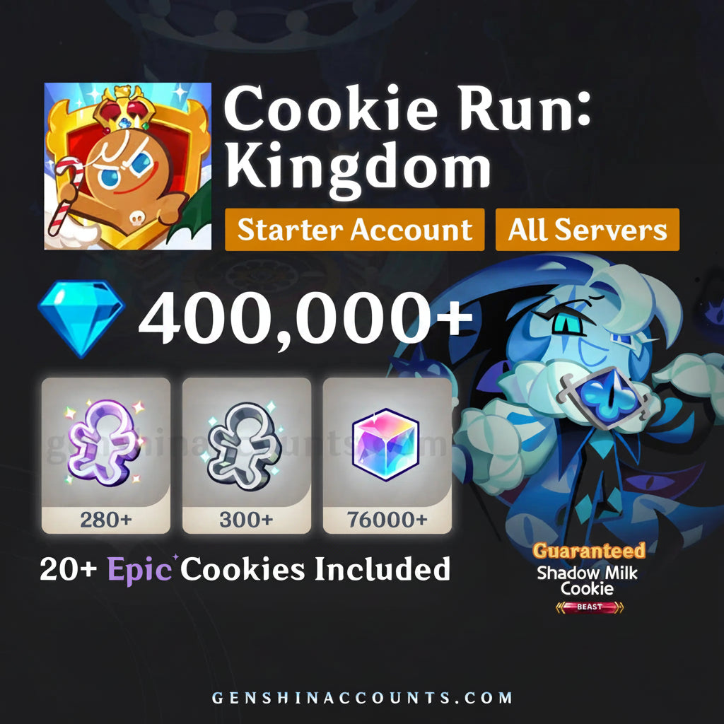 Shadow Milk Cookie - Cookie Run: Kingdom Account