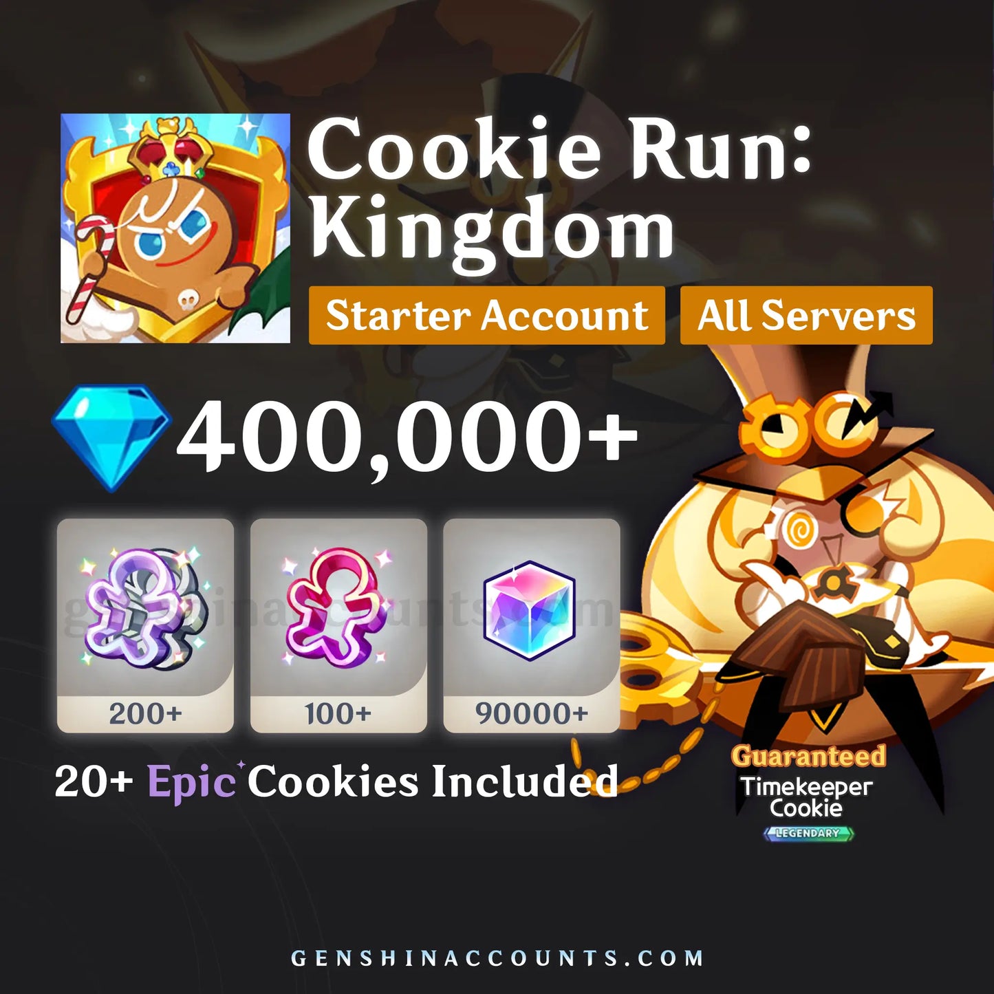 Timekeeper Cookie - Cookie Run: Kingdom Account
