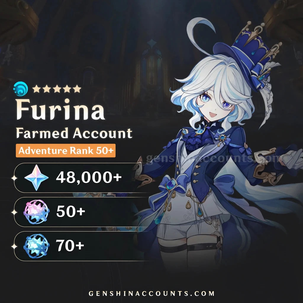 Furina Genshin Impact Farmed Starter Account