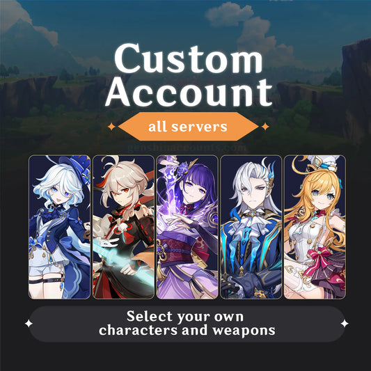 Genshin Impact Custom Starter Account