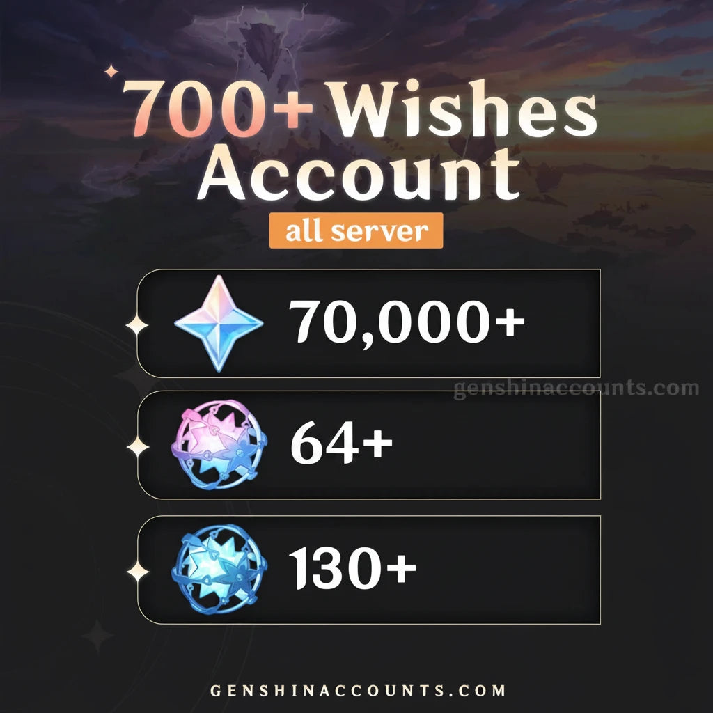 Genshin Impact Special Wishes Reroll Account