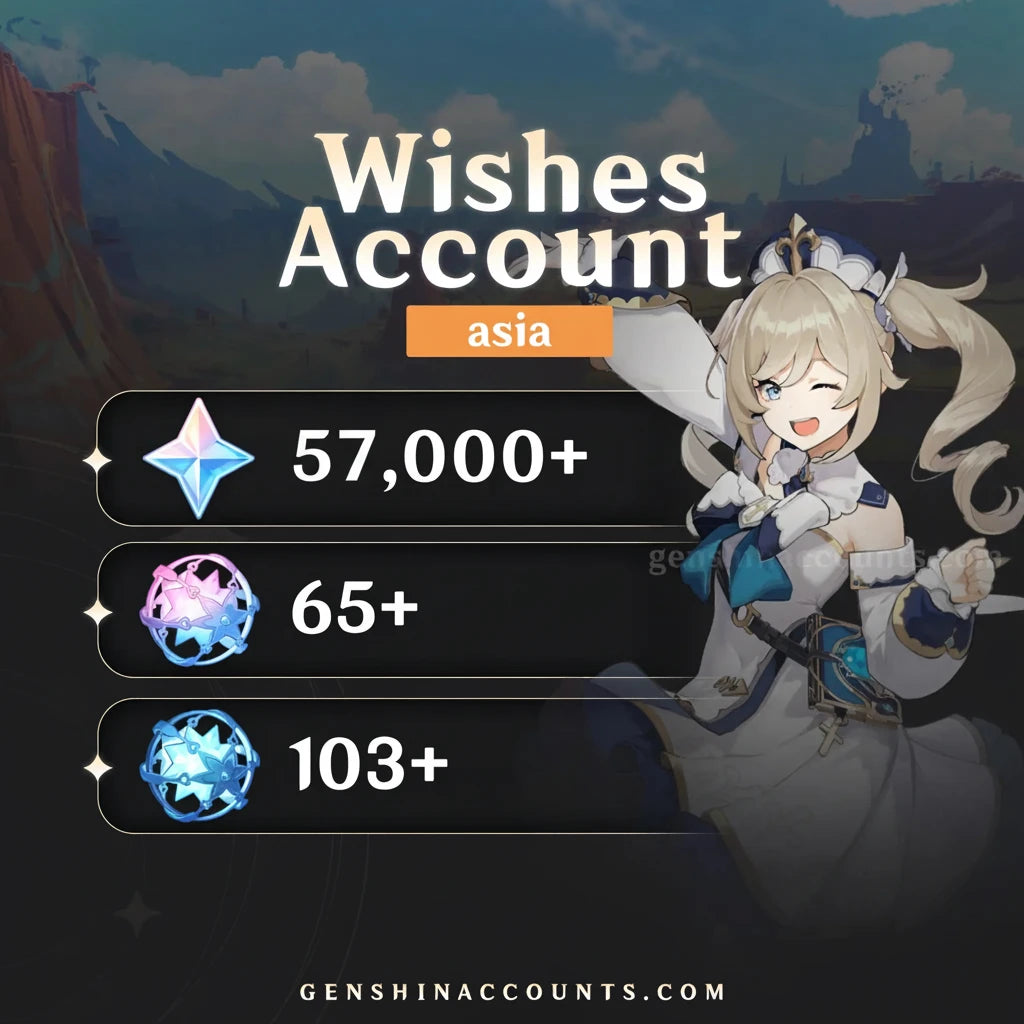 Genshin Impact Wishes Starter Account (Asia)