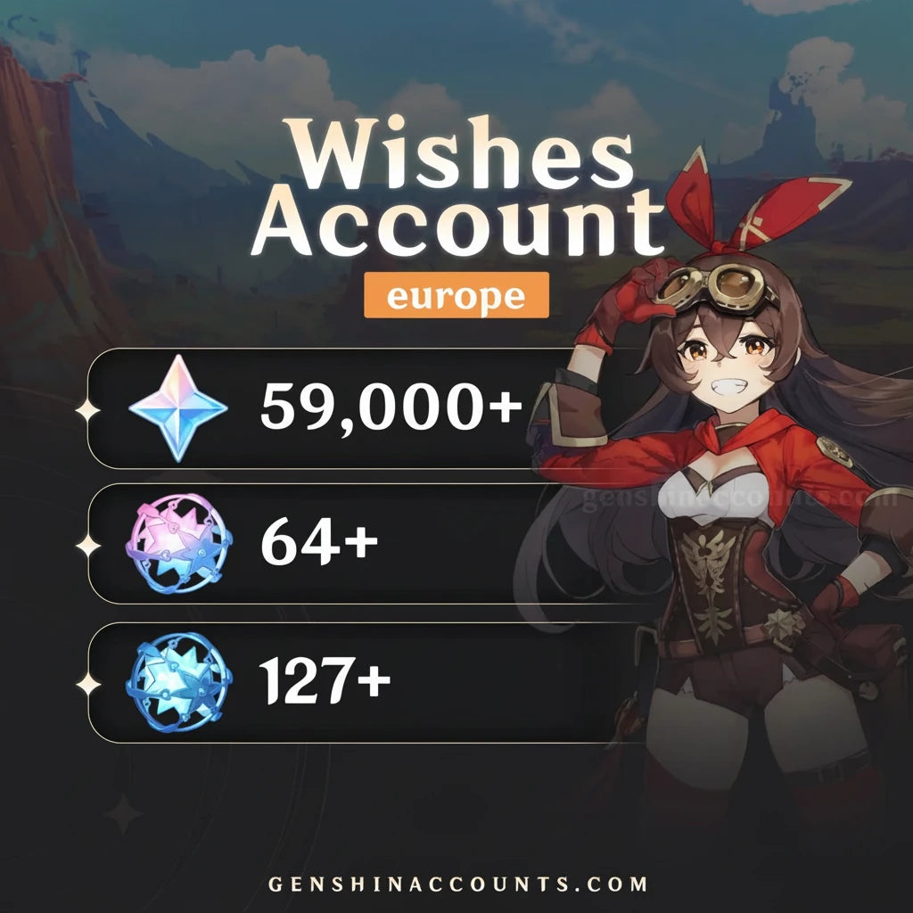 Genshin Impact Wishes Starter Account (Europe)