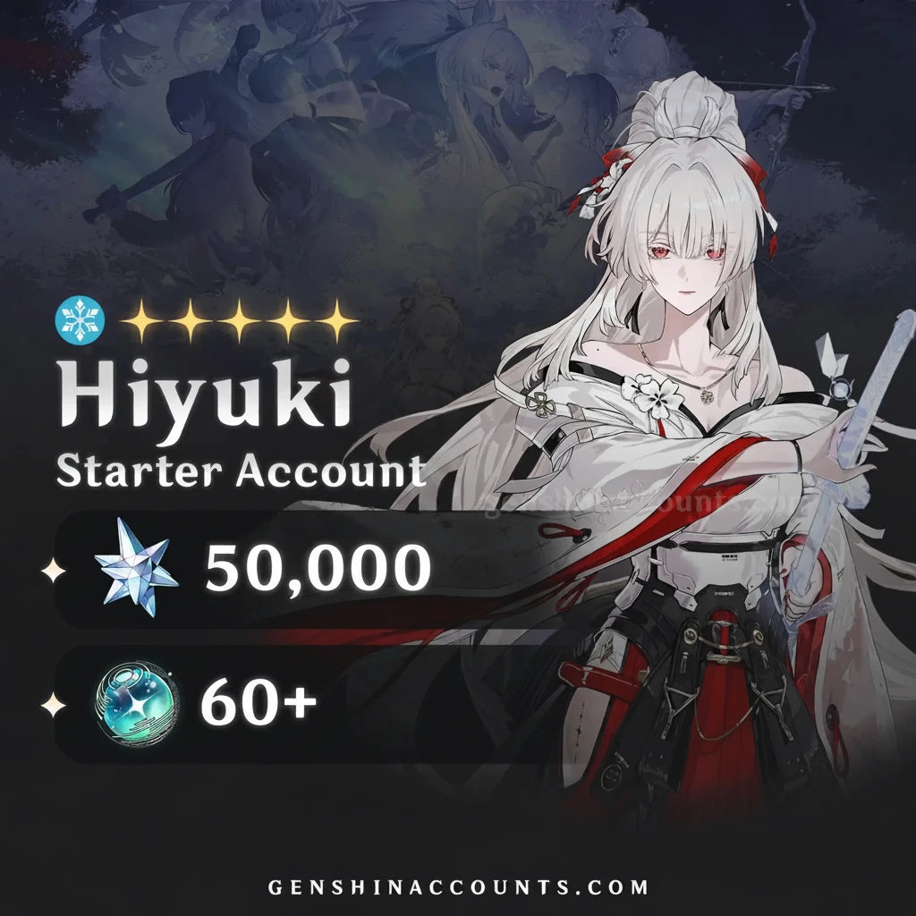 Hiyuki Account with Astrites - Wuthering Waves