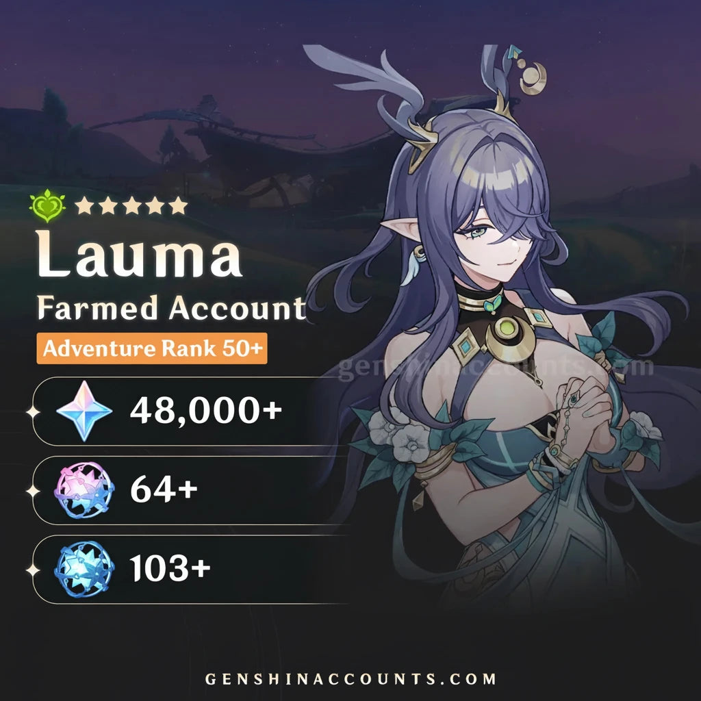 Lauma Genshin Impact Farmed Starter Account
