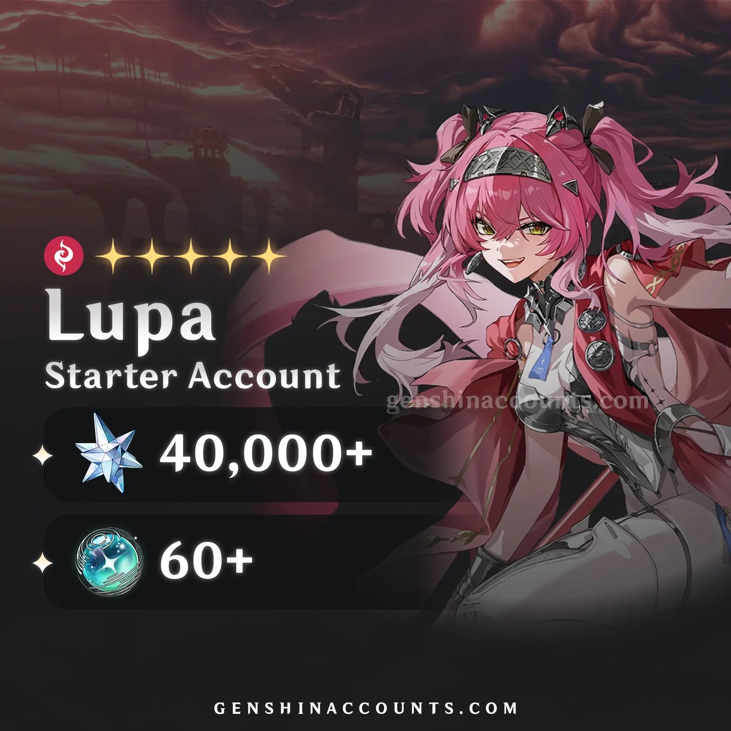Lupa Account with Astrites - Wuthering Waves