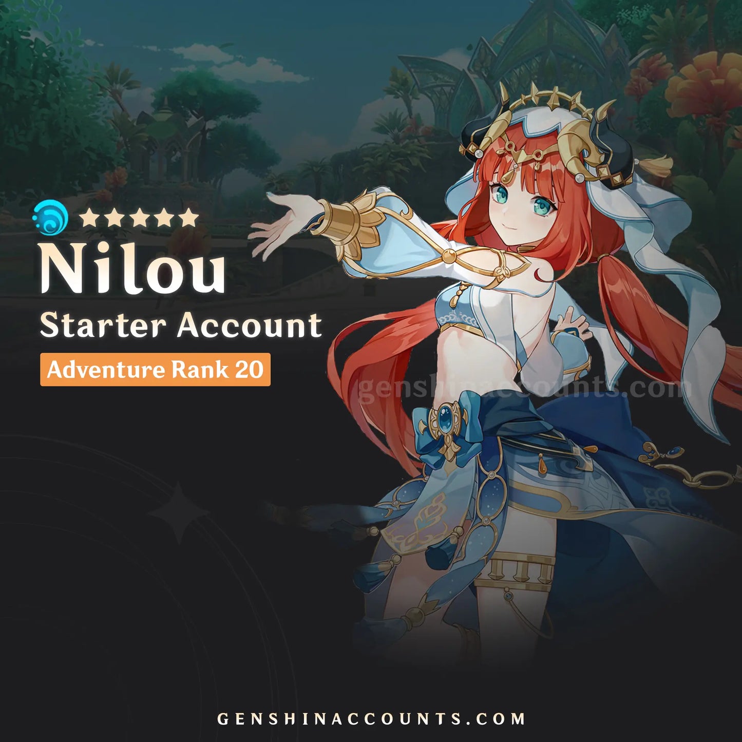 Nilou Genshin Impact Starter Account