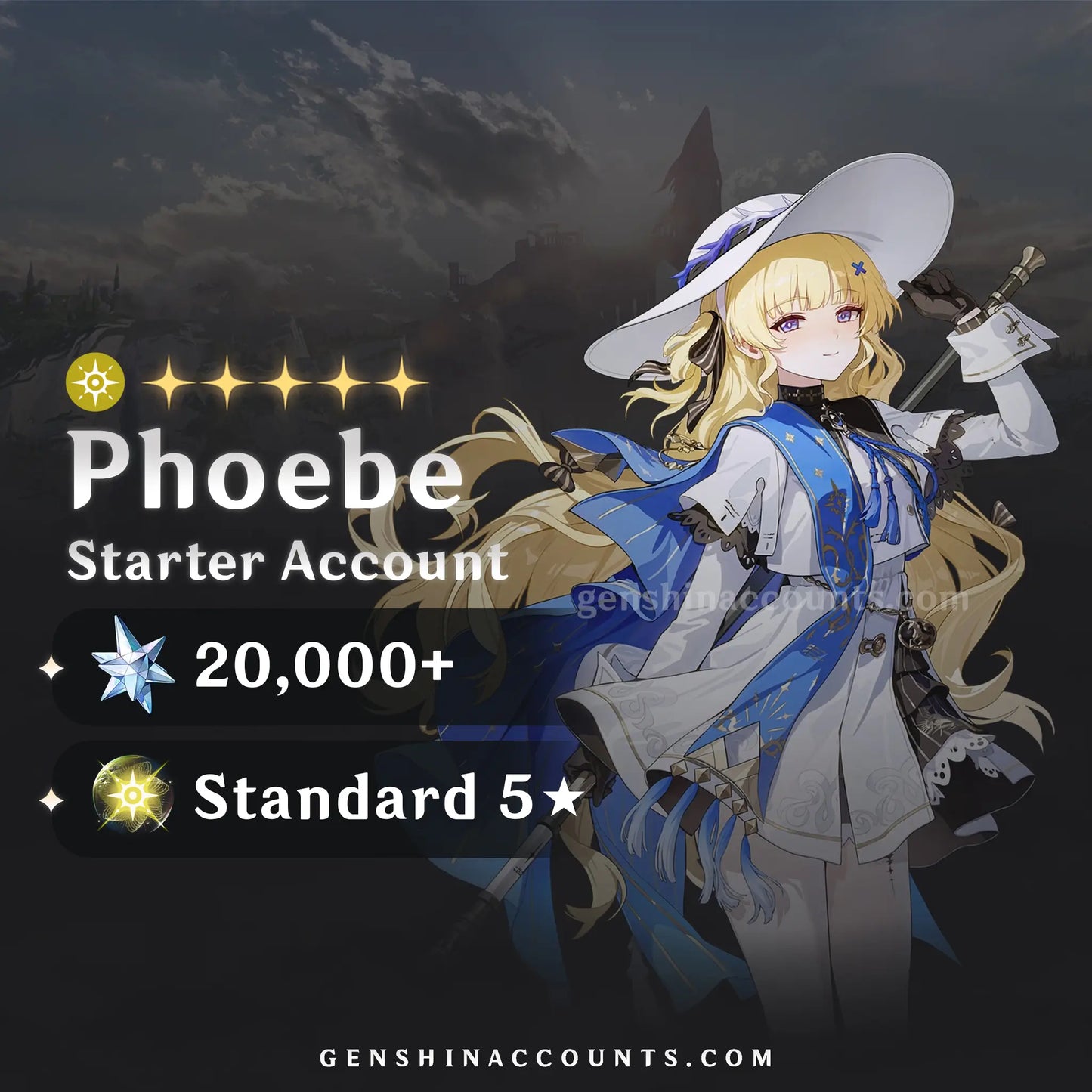 Phoebe Account with Astrites - Wuthering Waves