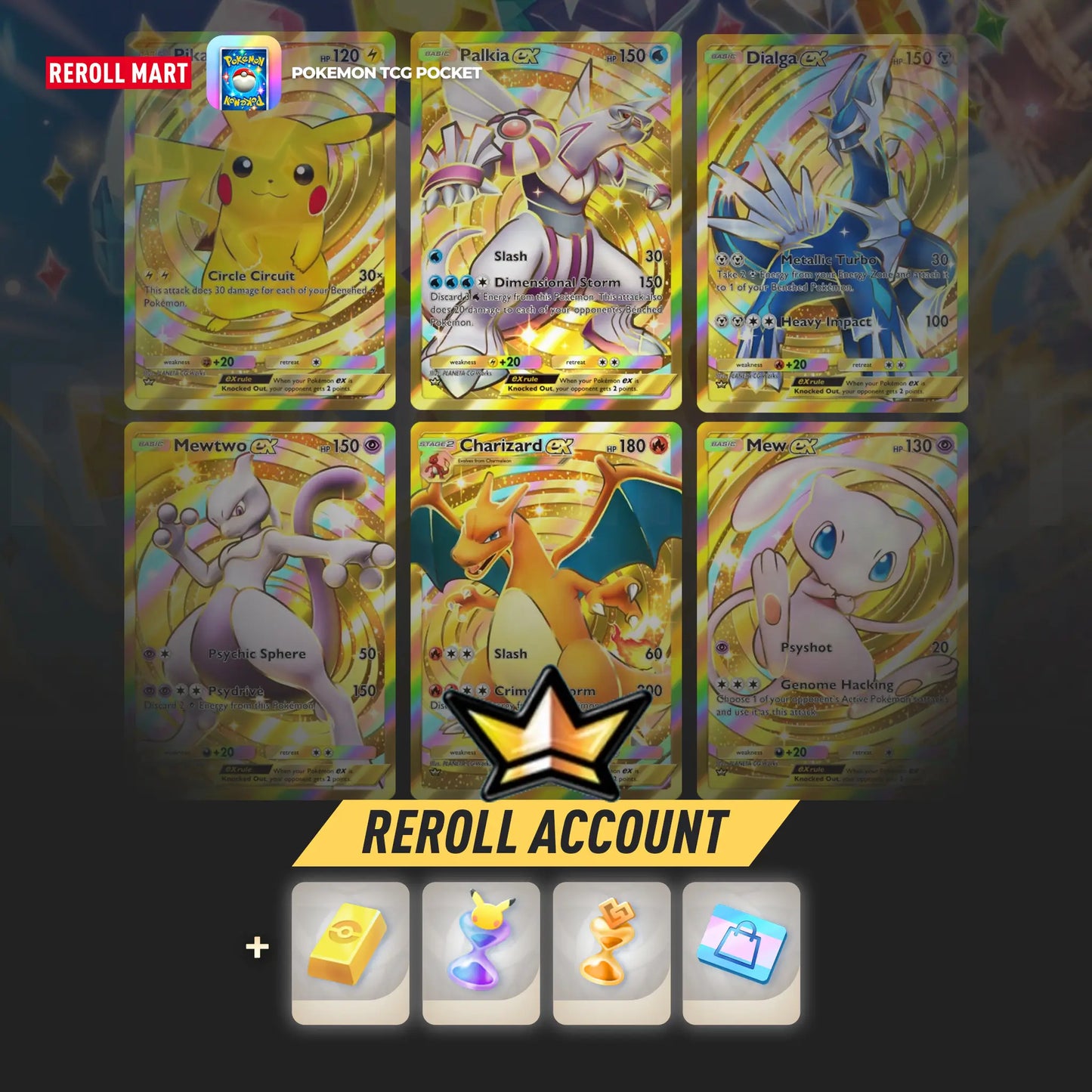 ♕ Pokémon TCG Pocket Starter Account (Global)