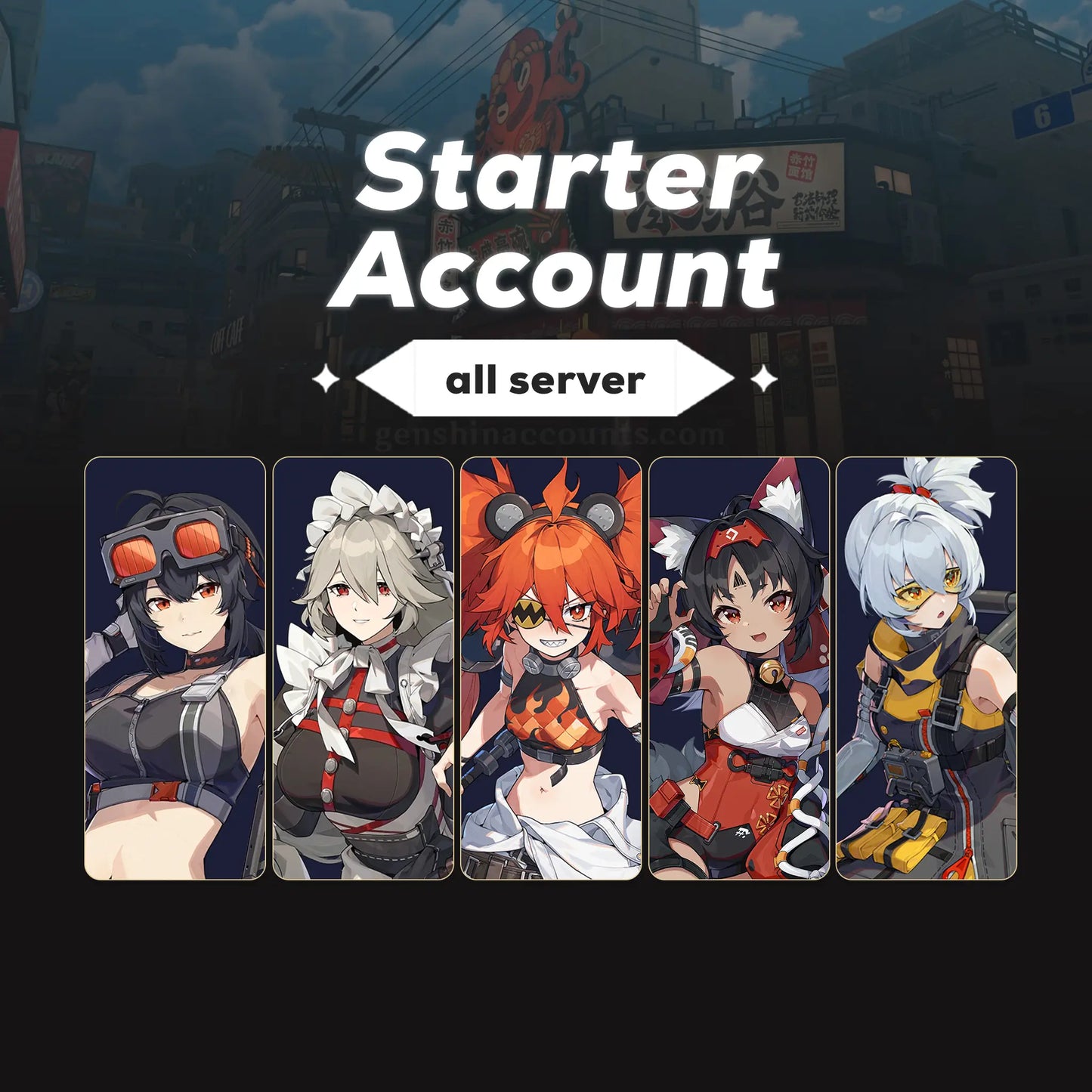 Zenless Zone Zero S-Rank Standard Character Starter Account