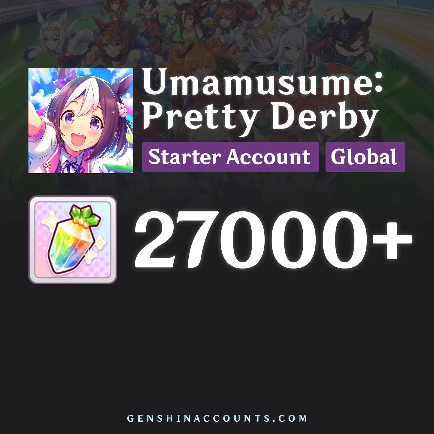 Umamusume: Pretty Derby Carat Jewel Reroll Account