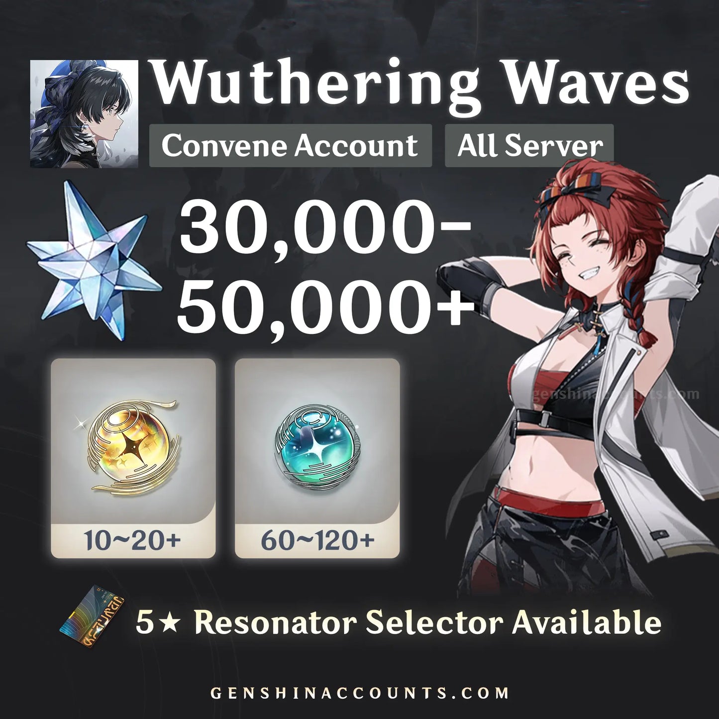 wuthering waves reroll account astrites, lustrous tides, radiant tides