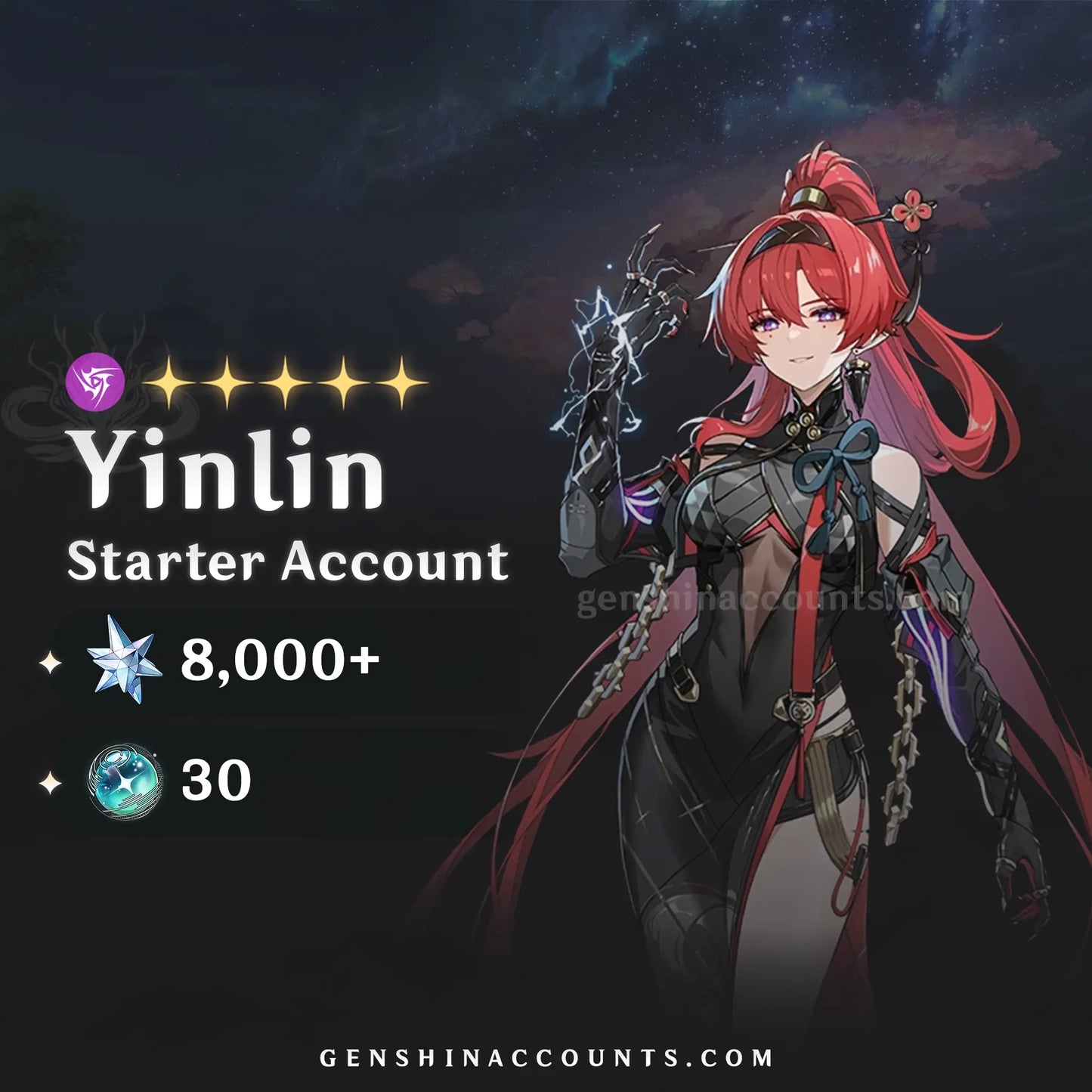 Yinlin with Pulls - Wuthering Waves Farmed Account