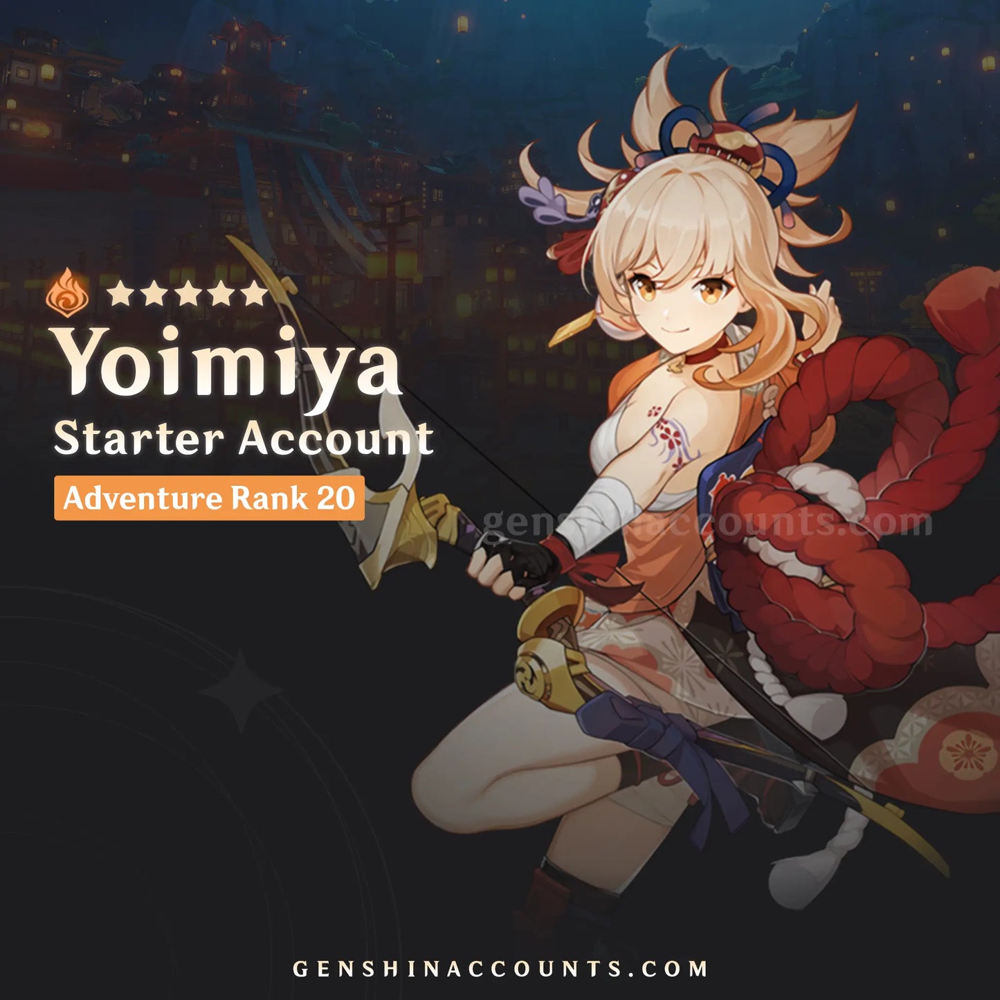 Yoimiya Genshin Impact Starter Account