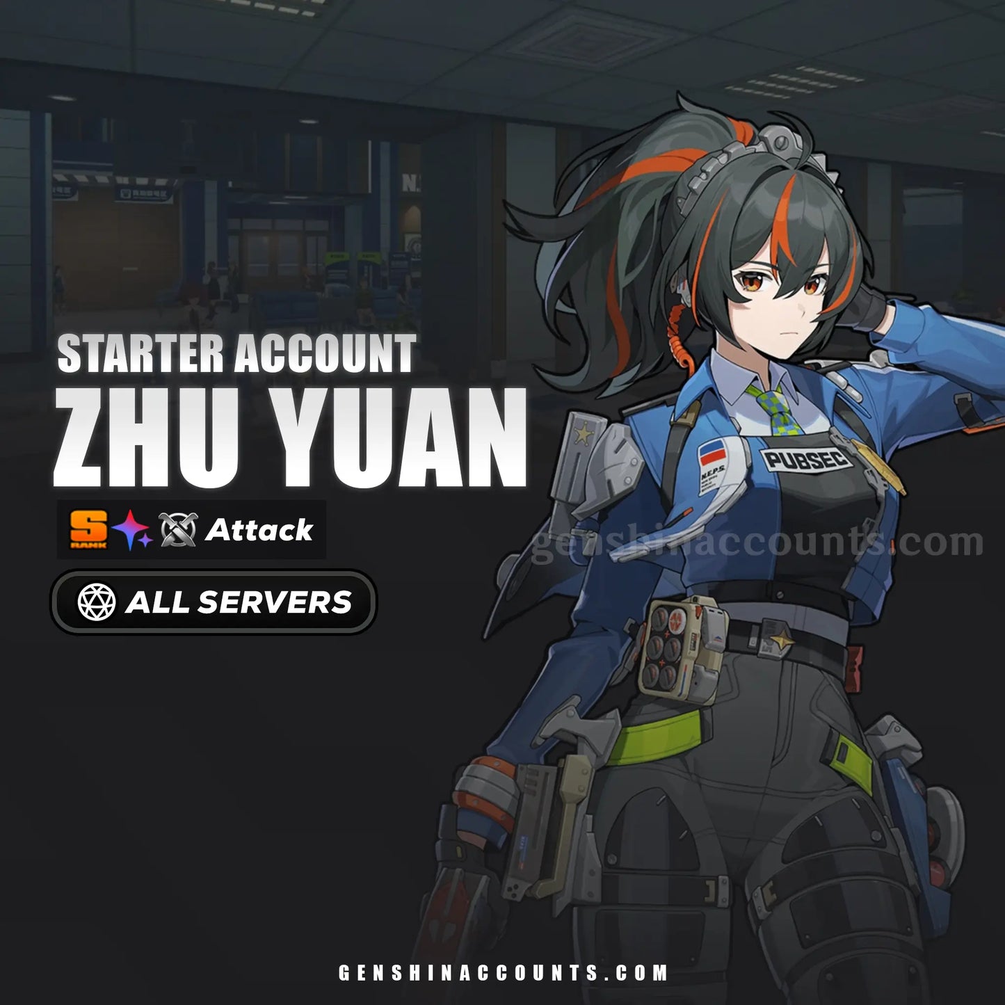 Zhu Yuan - Zenless Zone Zero Starter Account