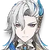 Neuvillette face icon from Genshin Impact