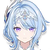 Odette face icon from Genshin Impact