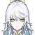 Zibai face icon from Genshin Impact
