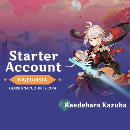 Kaedehara Kazuha - AR10 Genshin Impact Starter Account