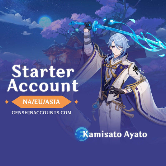Kamisato Ayato - AR10 Genshin Impact Starter Account