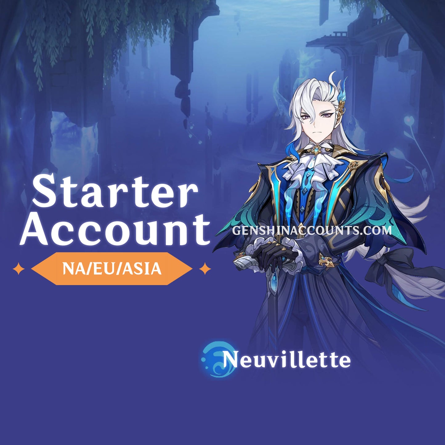 Neuvillette - AR10 Genshin Impact Starter Account