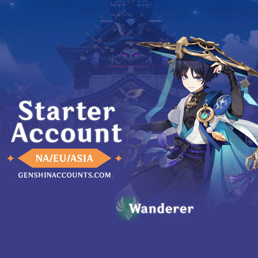 Wanderer - AR10 Genshin Impact Starter Account