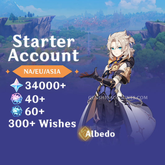 Albedo - AR40+ Genshin Impact Farmed Starter Account
