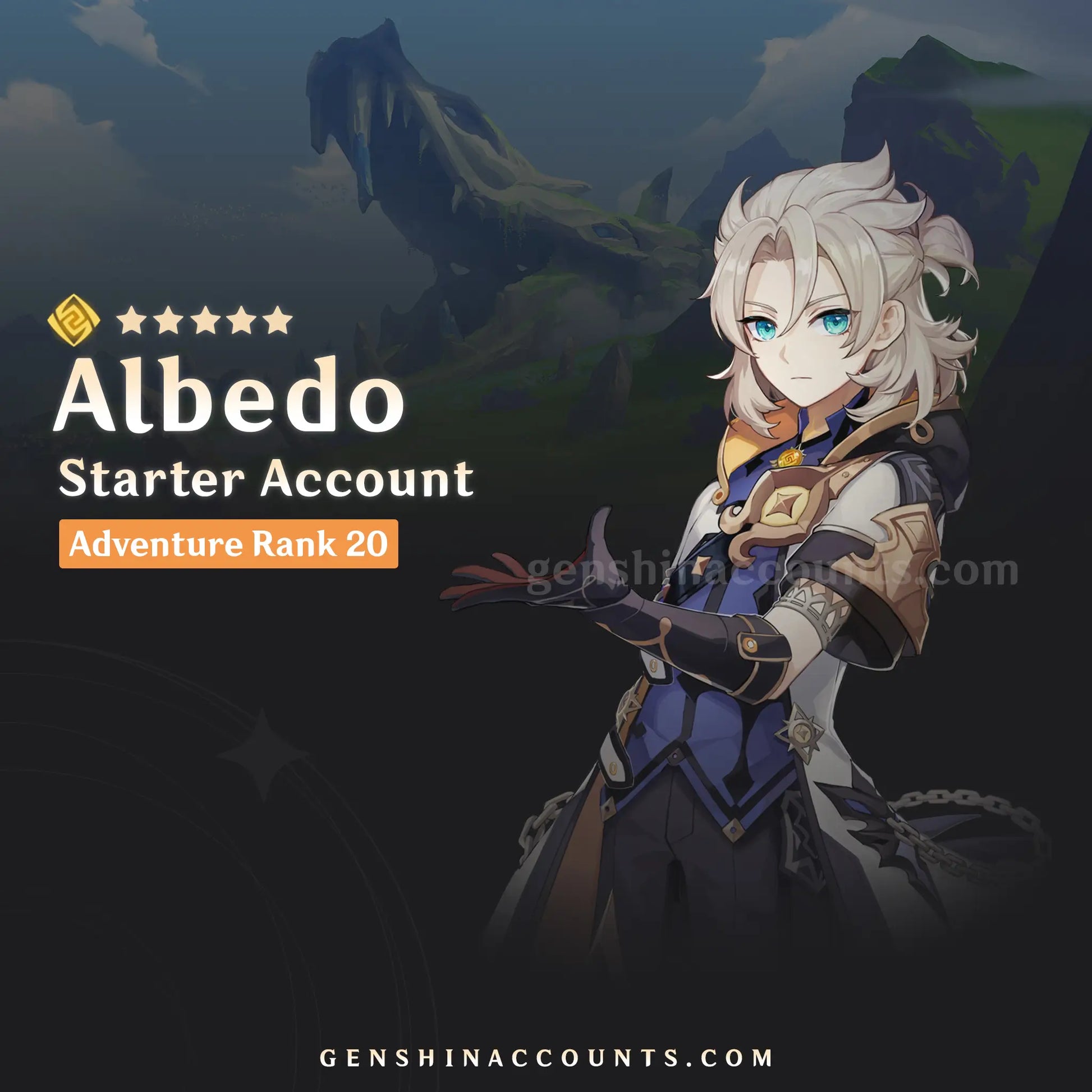 Albedo Genshin Impact Starter Account