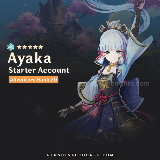 Kamisato Ayaka Genshin Impact Starter Account