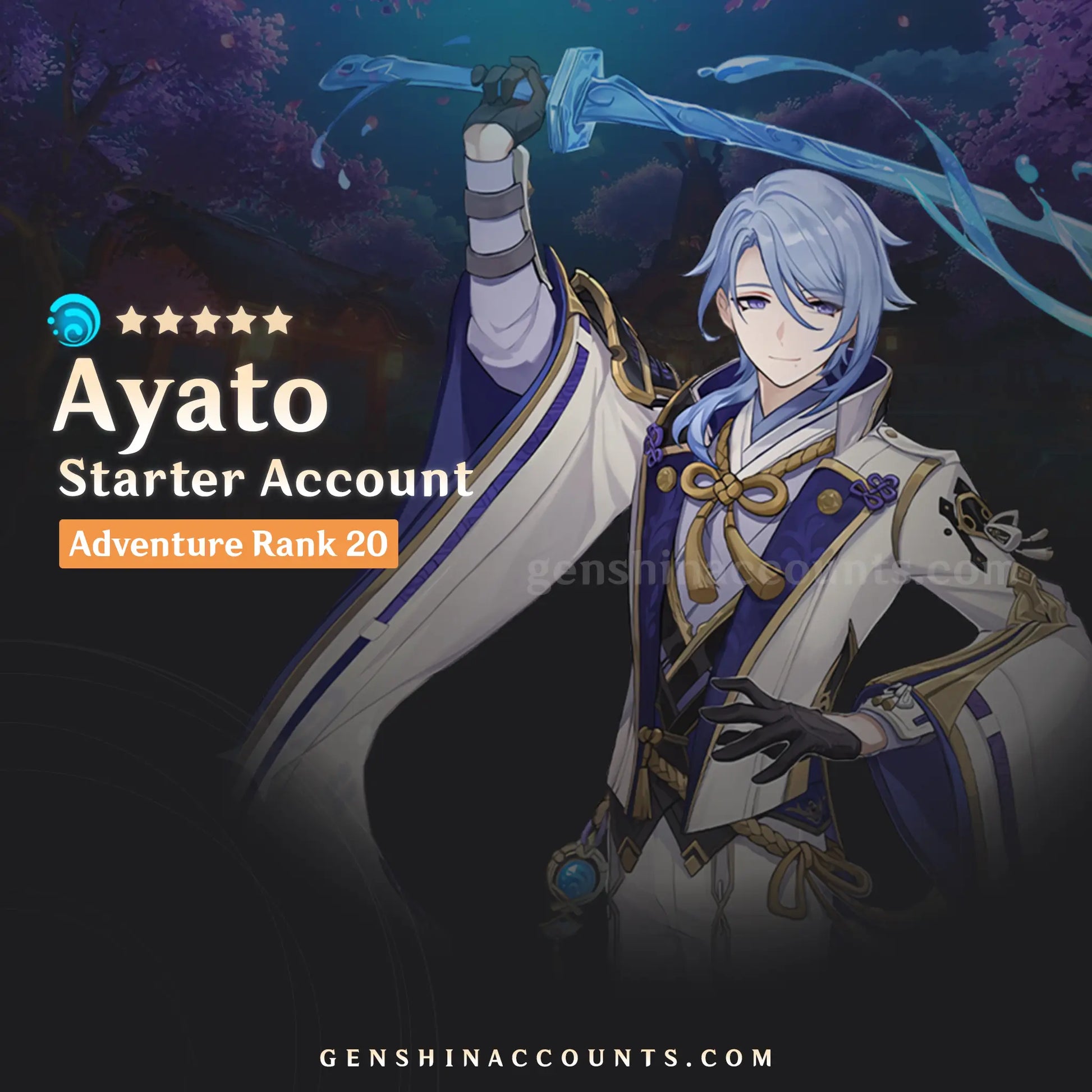 Kamisato Ayato Genshin Impact Starter Account