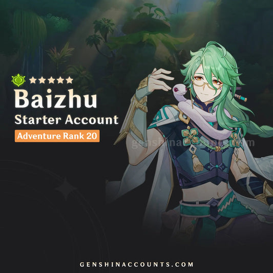 Baizhu Genshin Impact Starter Account