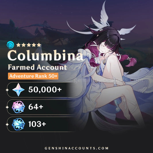 Columbina Genshin Impact Farmed Starter Account