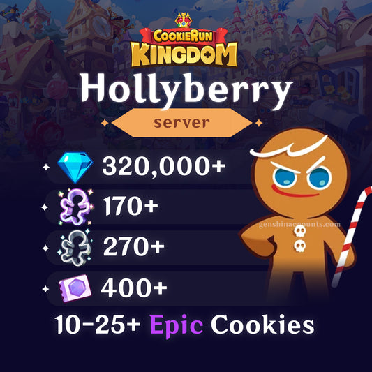 Cookie Run: Kingdom Crystal Reroll Account (Hollyberry)