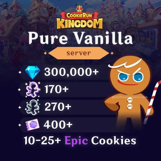 Cookie Run: Kingdom Crystal Reroll Account (Pure Vanilla)