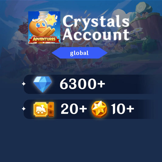 CookieRun: Tower of Adventures Crystals Reroll Account