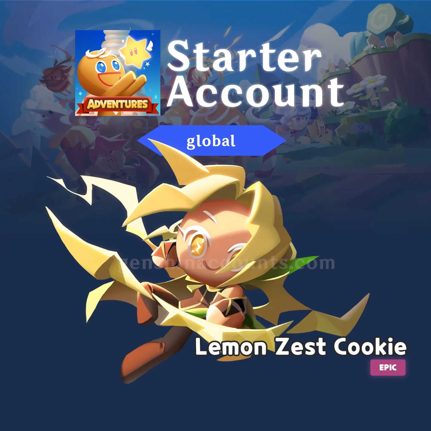 Lemon Zest Cookie Starter Account