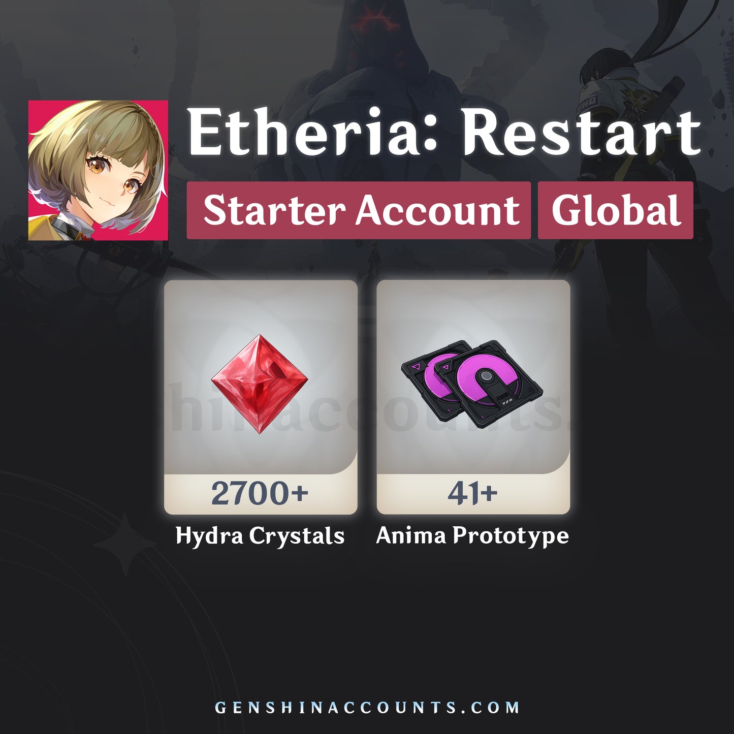 Etheria: Restart Hydra Crystal Account