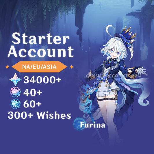 Furina - AR40+ Genshin Impact Farmed Starter Account