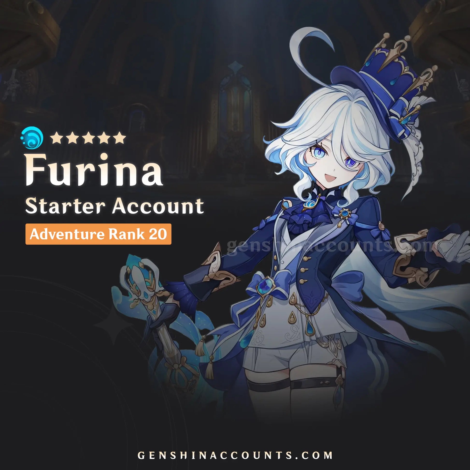 Furina Genshin Impact Starter Account