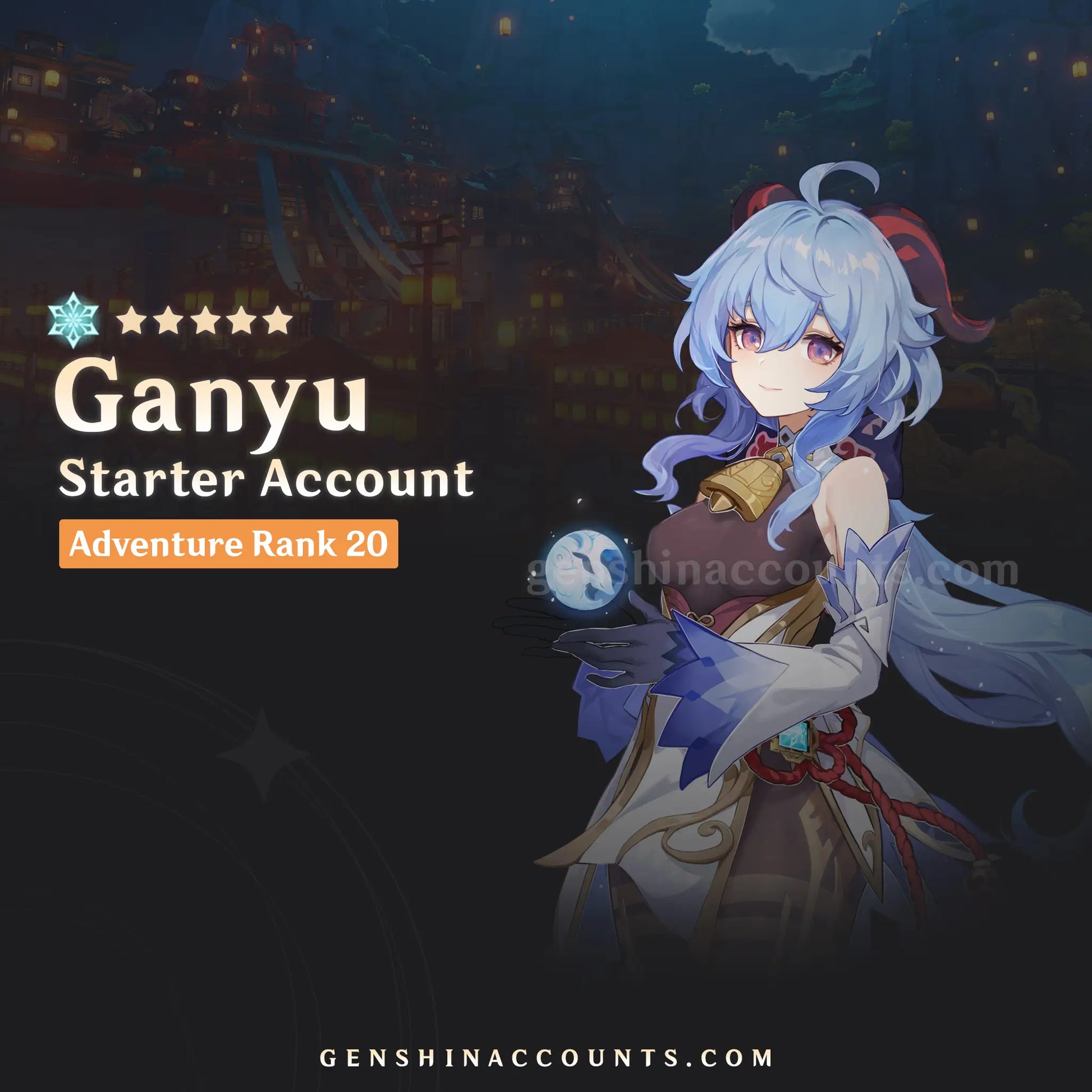 Ganyu Genshin Impact Starter Account