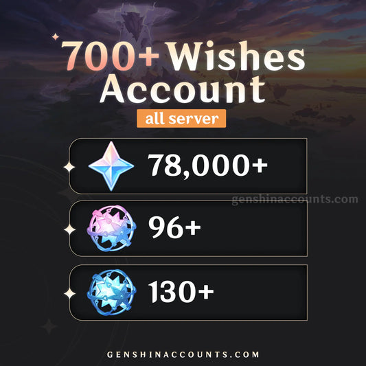 Genshin Impact Special Wishes Reroll Account