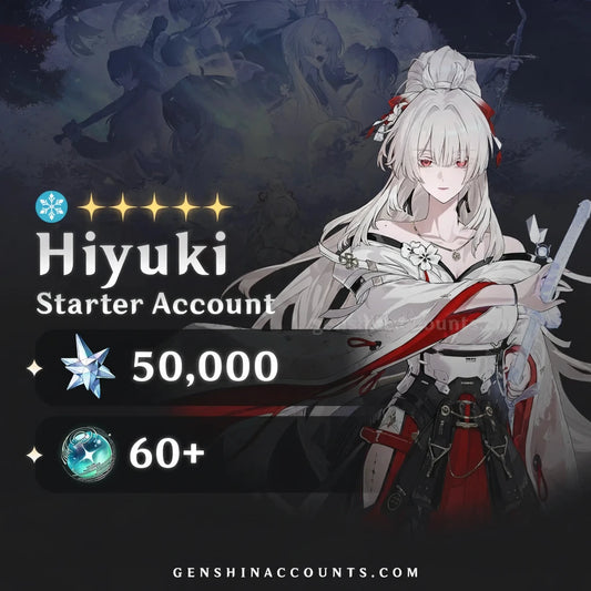 Hiyuki Account with Astrites - Wuthering Waves