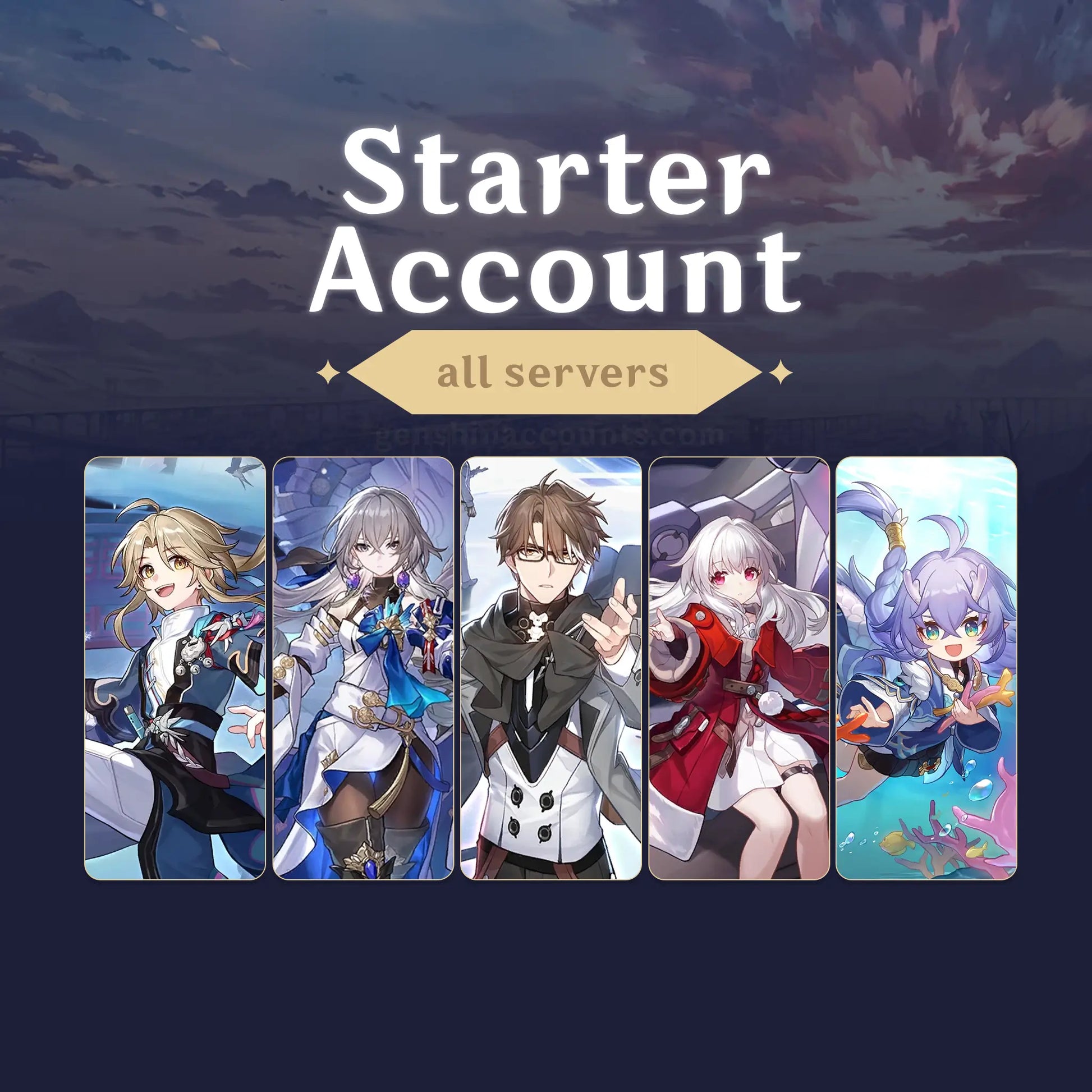 Honkai: Star Rail 5-Star Standard Character Starter Account