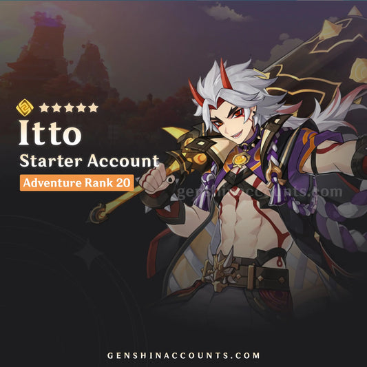 Arataki Itto Genshin Impact Starter Account