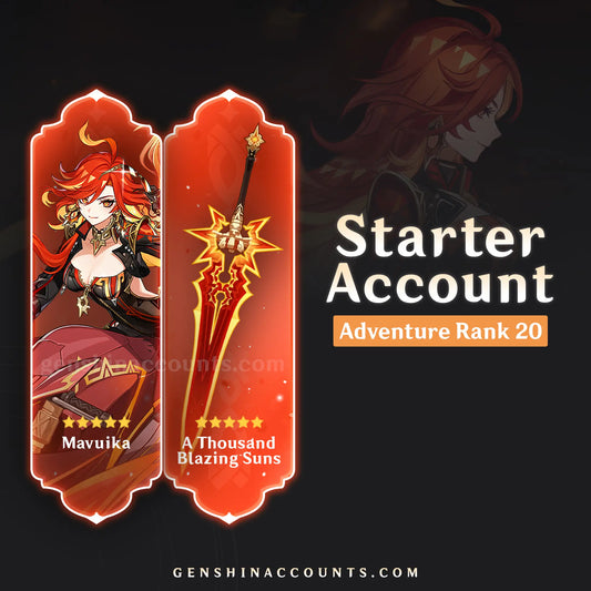 Mavuika With A Thousand Blazing Suns - Genshin Impact Account