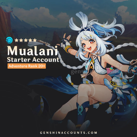 Mualani - AR10 Genshin Impact Starter Account